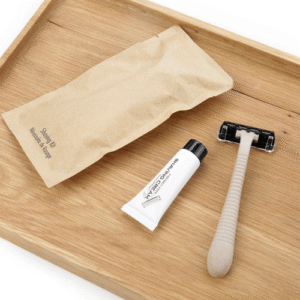 Starch Shaving Razor With Shaving Gel